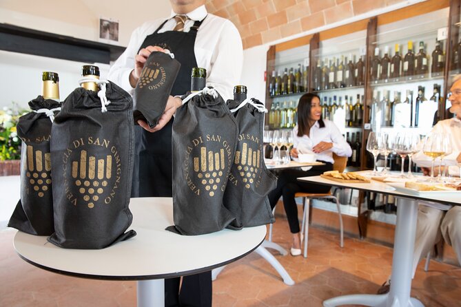 Food and Wine Lesson and Wine Tasting in San Gimignano - Public Transportation Convenience