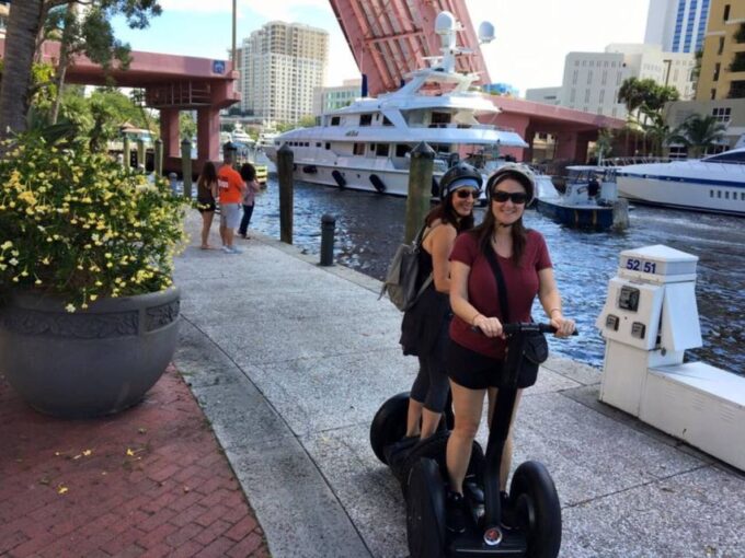 Fort Lauderdale: Famous Yachts and Mansions Segway Tour - Tour Duration and Cancellation Policy
