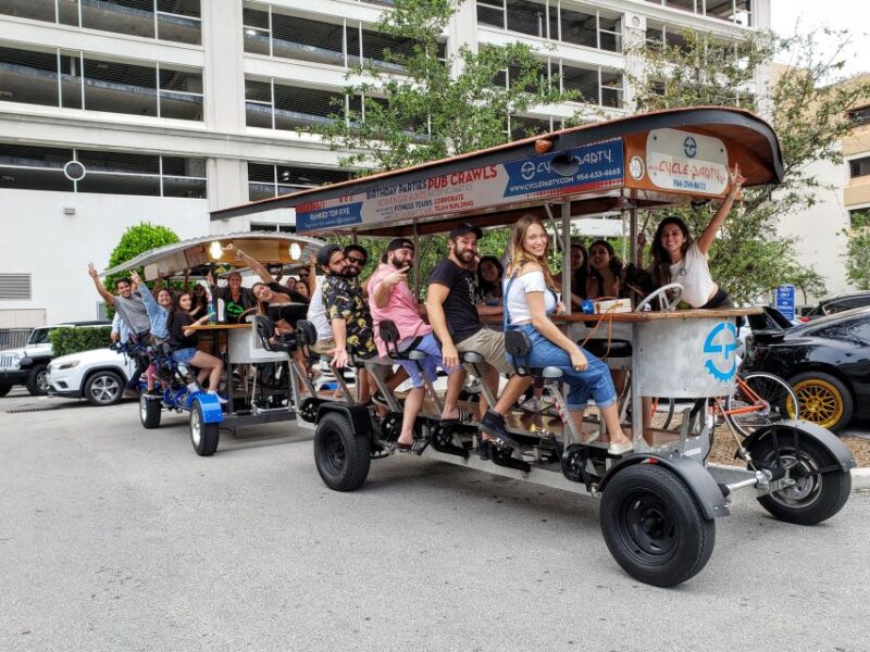 Fort Lauderdale: Party Bike Bar Crawl - Meet the Party Bike