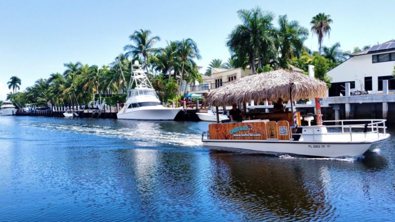 Fort Lauderdale: Private Tiki Boat Tour up to 6 People - Experience Highlights