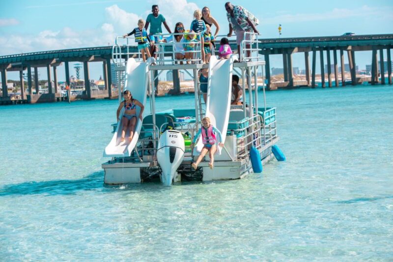 Fort Walton: Double Decker Half Day Pontoon Boat Rental - Key Points