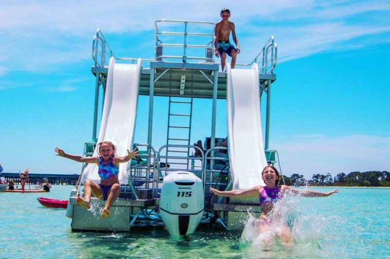Fort Walton: Double Decker Half Day Pontoon Boat Rental - Boat Features