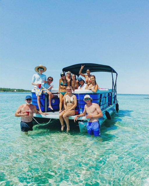 Fort Walton: Half Day Pontoon Boat Rental to Crab Island - Activity Overview