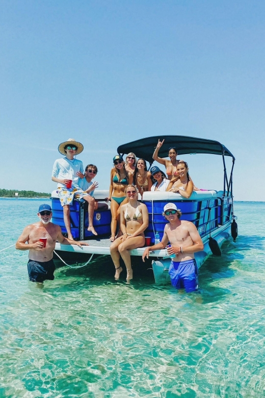 Fort Walton: Half Day Pontoon Boat Rental to Crab Island - Convenient Location