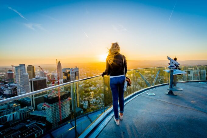Frankfurt: Main Tower With Tickets and Guided Old Town Tour - Language Options and Accessibility