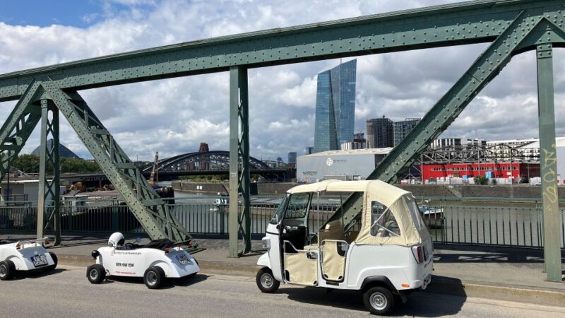 Frankfurt: Private Sightseeing Tour in Retro Ape Calessino - Ape Tour Apfelweintour