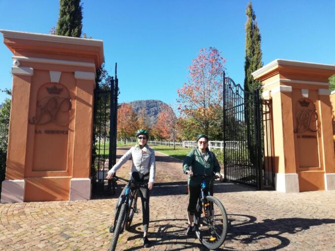 Franschhoek: Private E-bike Ride & Wine Experience - Tour Inclusions and Exclusions