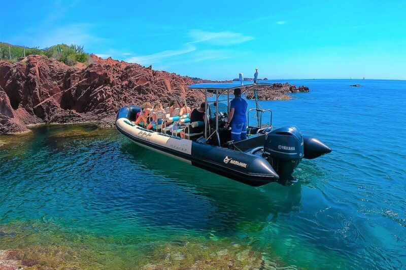 Fréjus: Sea and Creeks Boat Tour With Snorkeling and Drinks - Highlights of the Excursion