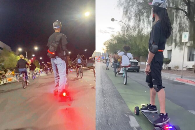 Fremont Street Eboard Wednesday Night Group Ride - Pricing and Reservation Information