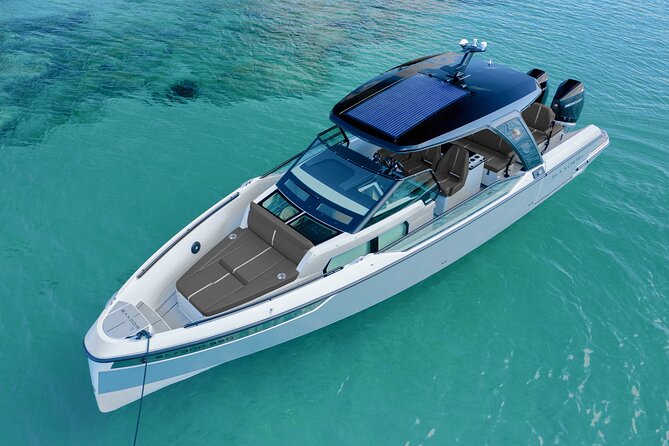 French Riviera Boat Charter, on Modern SAXDOR 320, Monaco or Nice - Departure and Return Locations