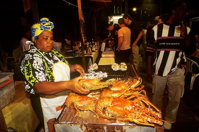 Friday Night Street Party in St. Lucia - Food and Drink Offerings