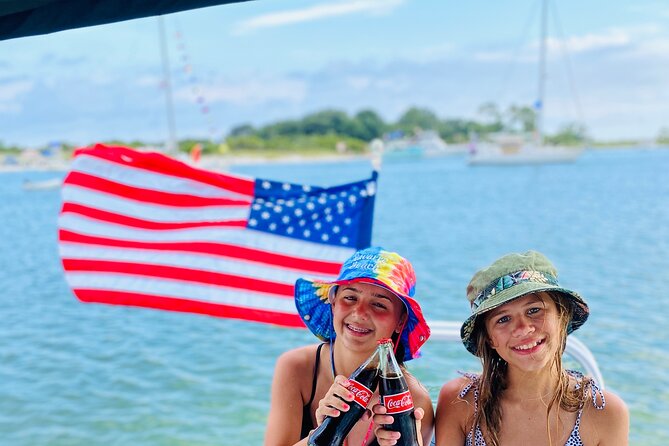 Frisky Mermaid Pontoon Boat Rentals in Pensacola Beach - Included Features and Amenities