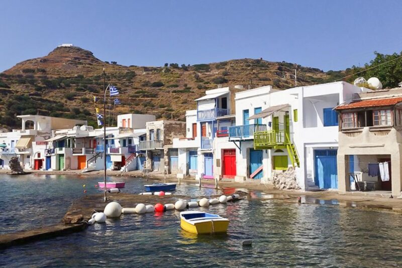 From Adamas: Milos and Poliegos Catamaran Cruise With Lunch - Relaxing at Kalogries Beach and Akra Vani