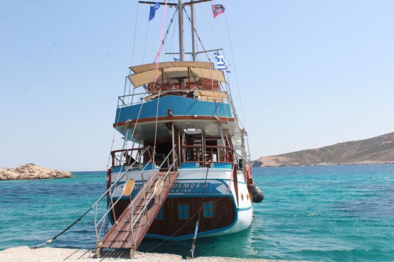 From Ag Anna: Rinas Cave and Ano and Kato Koufonisi Cruise - Included Amenities