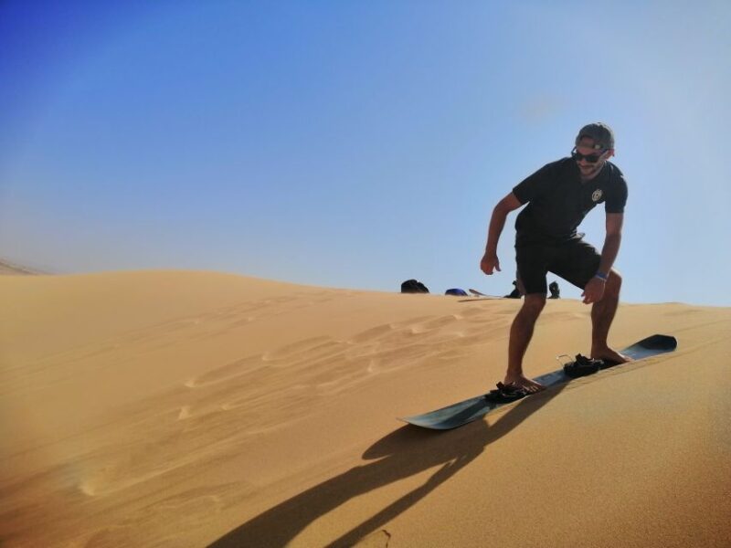 From Agadir/Taghazout: Sahara Sandboarding Guided Tour - Key Points