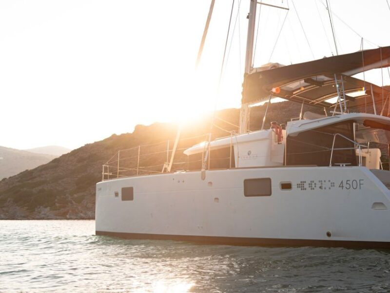 From Agios Nikolaos: Mirabello Bay Afternoon Cruise & Meal - Catamaran Cruise Details