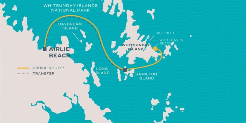 From Airlie: Whitsundays and Whitehaven Half-Day Cruise - Key Points