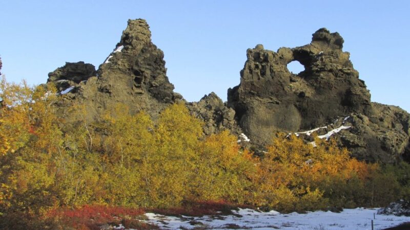From Akureyri: Hverir and Lake Myvatn Geothermal Baths Tour - Scenic Views Over Akureyri