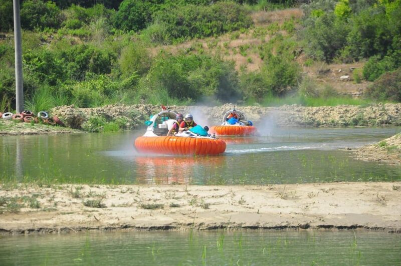 From Alanya And Side: Hovercraft and Zipline Combo Tour - Activity Highlights