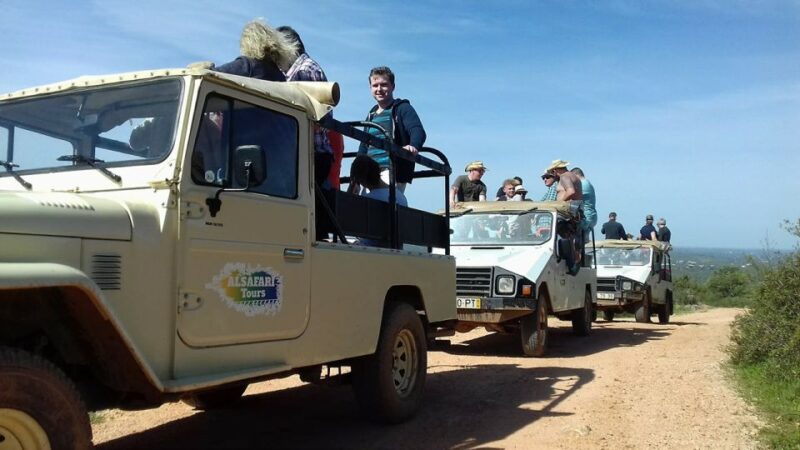 From Albufeira: Algarve Sunset Jeep Tour With Tastings - Pickup and Exploration