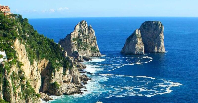 From Amalfi: Group Boat Tour to Capri With Drinks & Swimming - Key Points