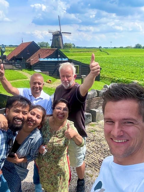 From Amsterdam: Giethoorn & Windmill Day Tour Incl. Lunch - Itinerary