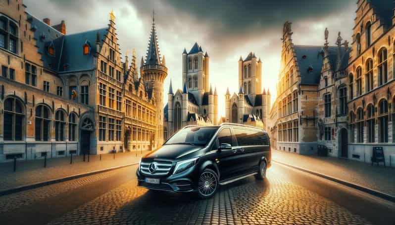From Amsterdam: to Ghent - Private Driver - Luxury Car - Sightseeing Itinerary