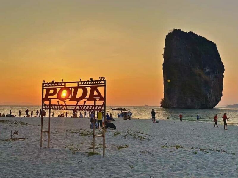 From Ao Nang: Phi Phi Islands, 4 Islands Tour w/ Sunset BBQ - Key Points