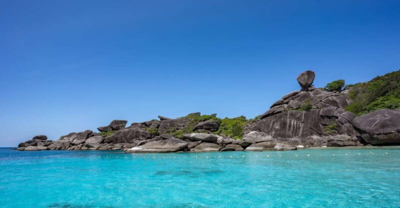 From Ao Nang: Similan Islands Boat Trip With Transfer & Food - Included in the Price
