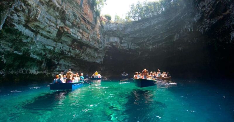 From Argostoli: Melissani Lake, Myrtos Swim & Local Tastings - Itinerary