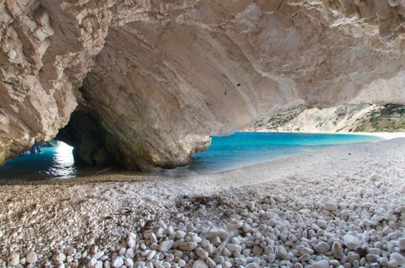 From Argostoli: Melissani Lake, Myrtos Swim & Local Tastings - Melissani Lake Visit