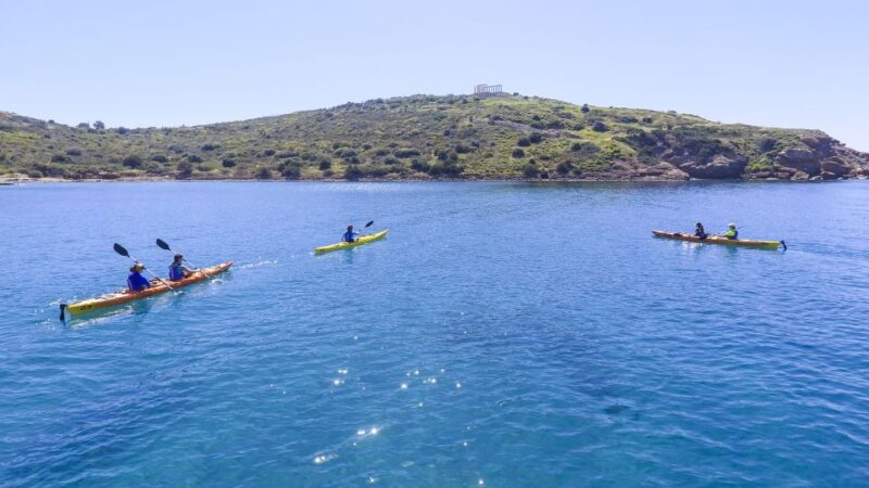 From Athens: Cape Sounion Guided Kayaking Tour With Lunch - Exploring the Temple of Poseidon