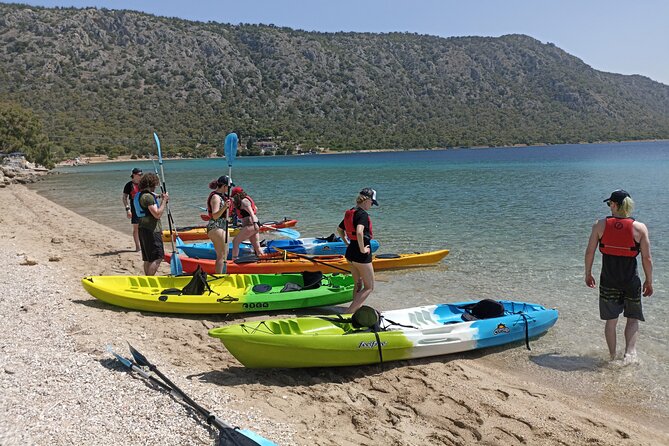 From Athens: Half-Day Sea Kayak Tour at the Corinthian Gulf - Exploring Strava Beach