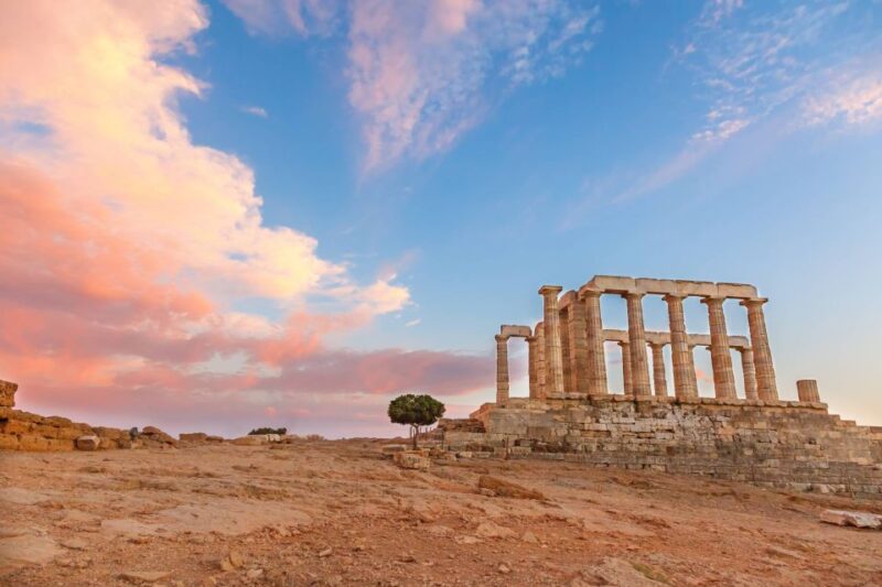 From Athens: Temple of Poseidon and Cape Sounion Guided Tour - Transportation and Route