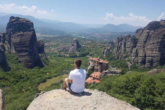 From Athens:Meteora Caves & Monasteries History Day Trip by Train - Exploring the Hermit Caves