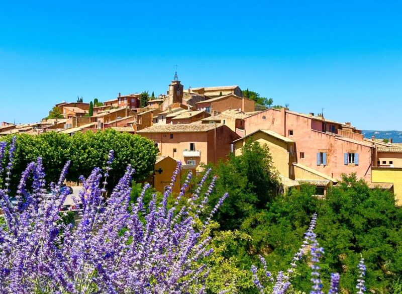 From Avignon: Luberon Villages Guided Trip With Wine Tasting - Roussillon and Scenic Views