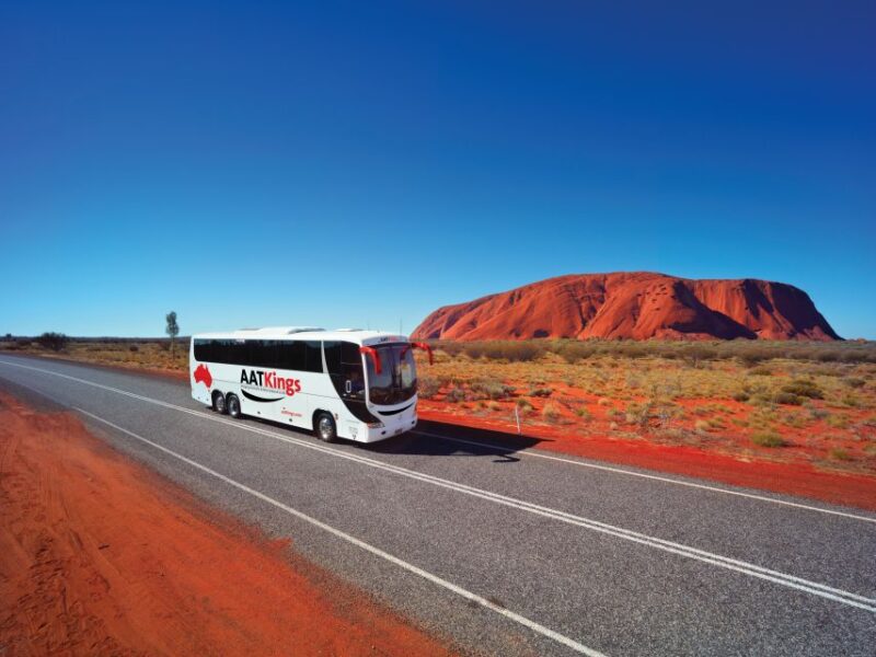 From Ayers Rock Resort: Alice Springs One-Way Coach Transfer - Afternoon Tea Stopover