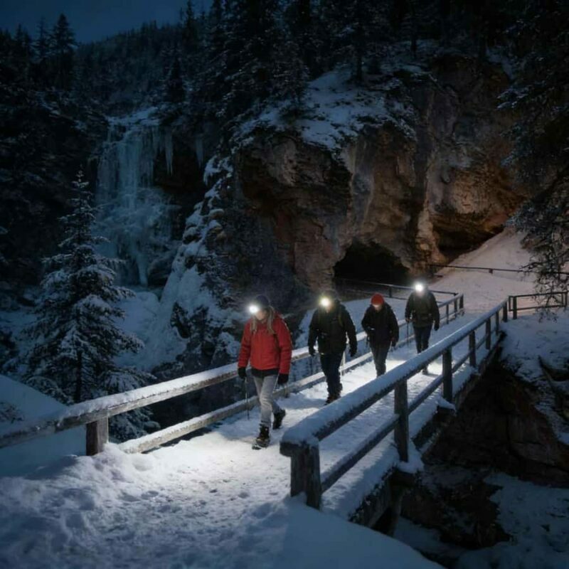 From Banff Guided Johnston Canyon Night Walk and Stargazing - The Itinerary in Detail