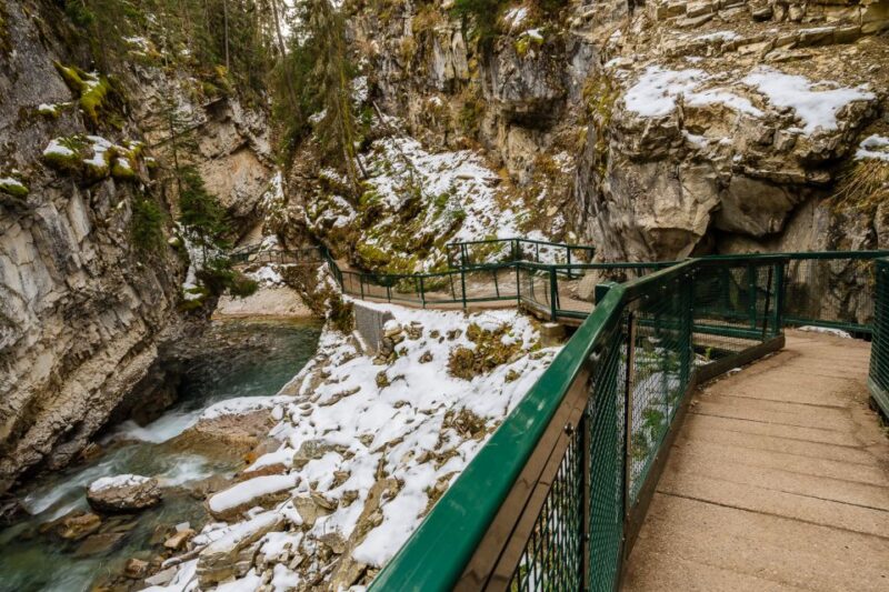 From Banff: Johnston Canyon Guided Icewalk - Guided Tour and Walk