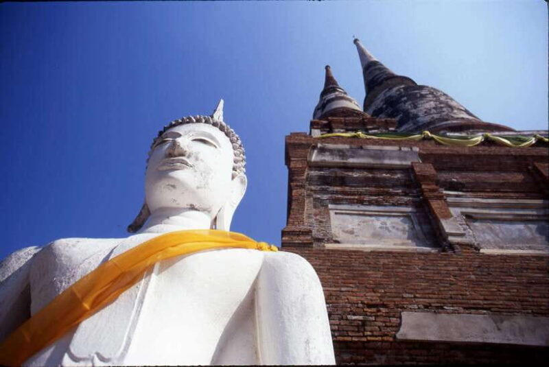 From Bangkok: Ayutthaya Heritage Tour With Sunset Cruise - Exploring Wat Yai Chai Mongkhon