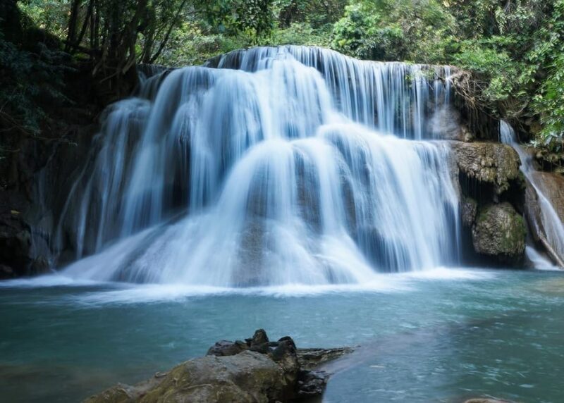 From Bangkok: Kanchanaburi, River Kwai and Erawan Waterfall - Wat Tham Suea (Tiger Cave Temple)