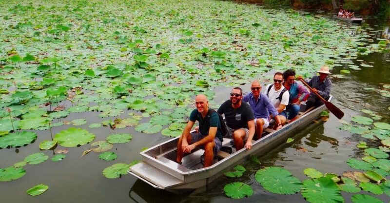 From Bangkok: Mahasawat Canal and Organic Fruit Farm Tour - Boat Paddling at Lotus Farm