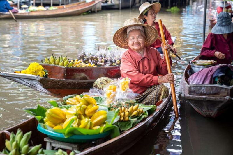 From Bangkok: Railway & Damnoen Saduak Floating Market Tour - Exploring the Mae Klong Railway Market