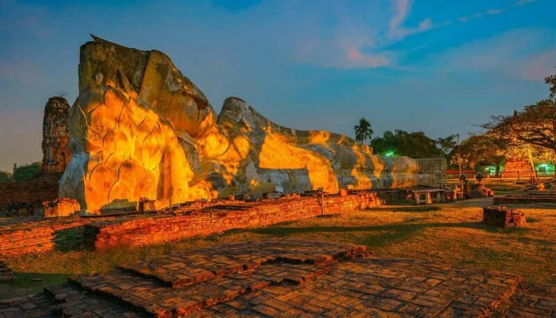 From Bangkok:Ayutthaya Night Temples&Market with local Snack - The Four UNESCO Temples