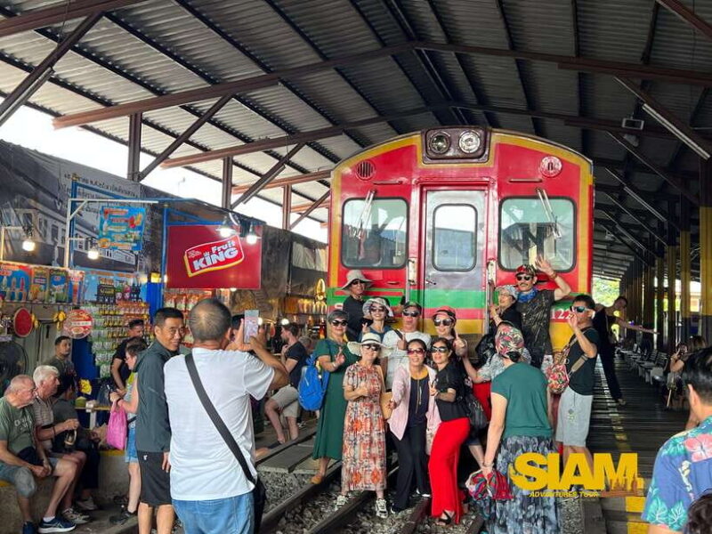 From Bangkok:Damnoen Floating Market and Railway Market Tour - Transportation and Guide