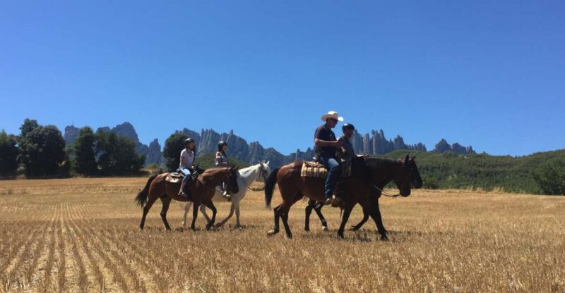 From Barcelona: Horseback Tour in Montserrat National Park - Exploring Montserrat