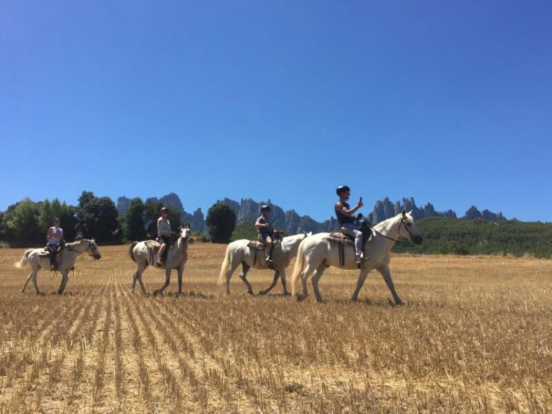 From Barcelona: Horseback Tour in Montserrat National Park - Horseback Riding Experience