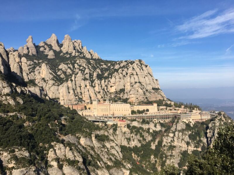 From Barcelona: Horseback Tour in Montserrat National Park - Visiting the Abbey