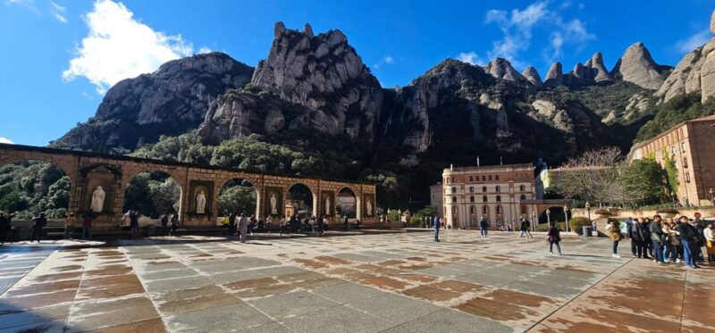 From Barcelona: Montserrat Monastery Bus Transfer - Spectacular Mountain Views