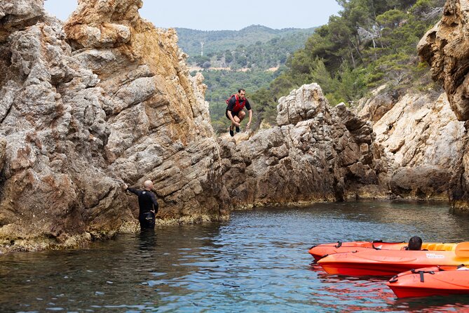 From Barcelona: Tossa De Mar Kayak & Snorkel Tour With Paella - Exploring Tossa De Mar